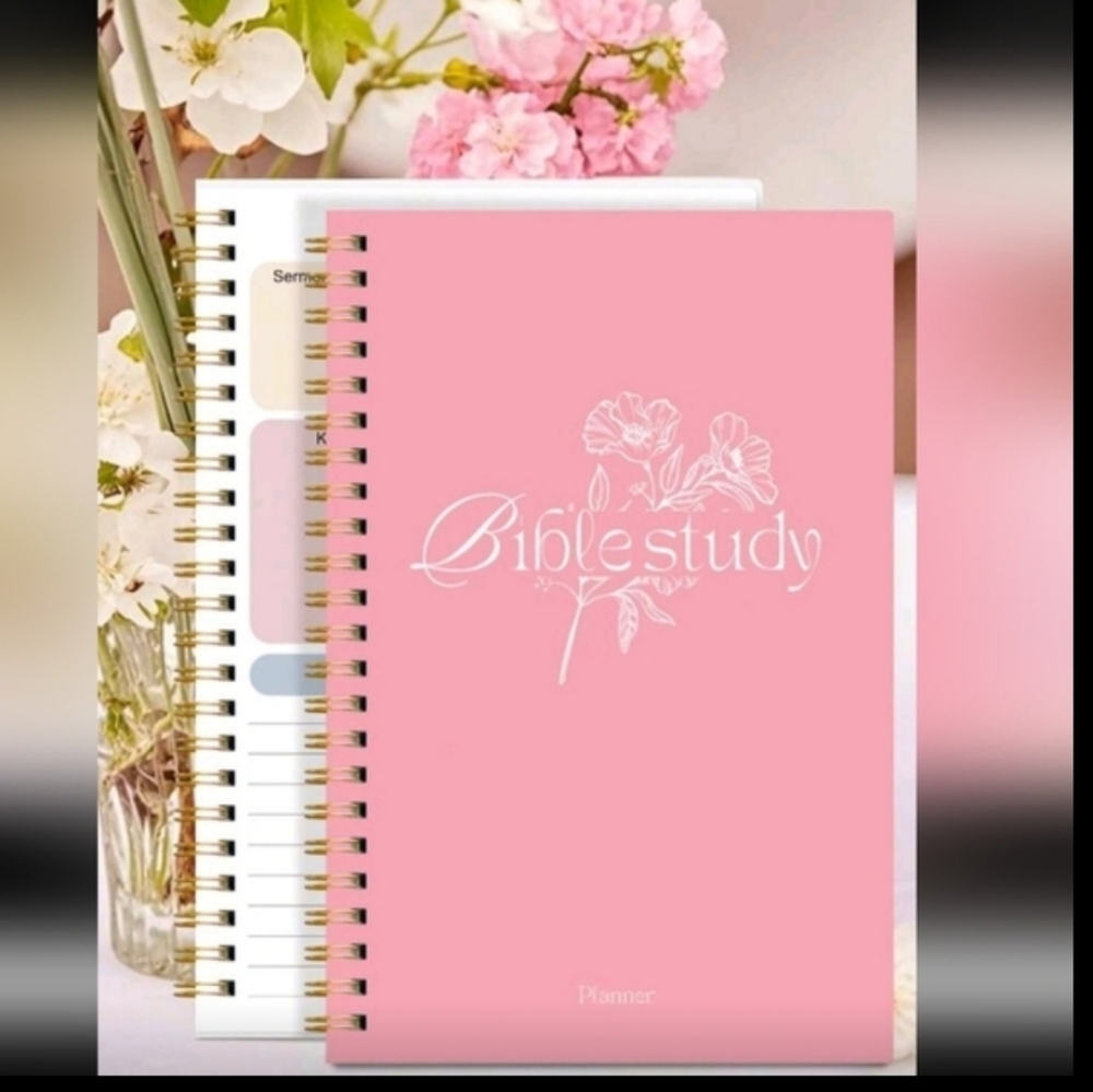 Pink Bible Study Planner